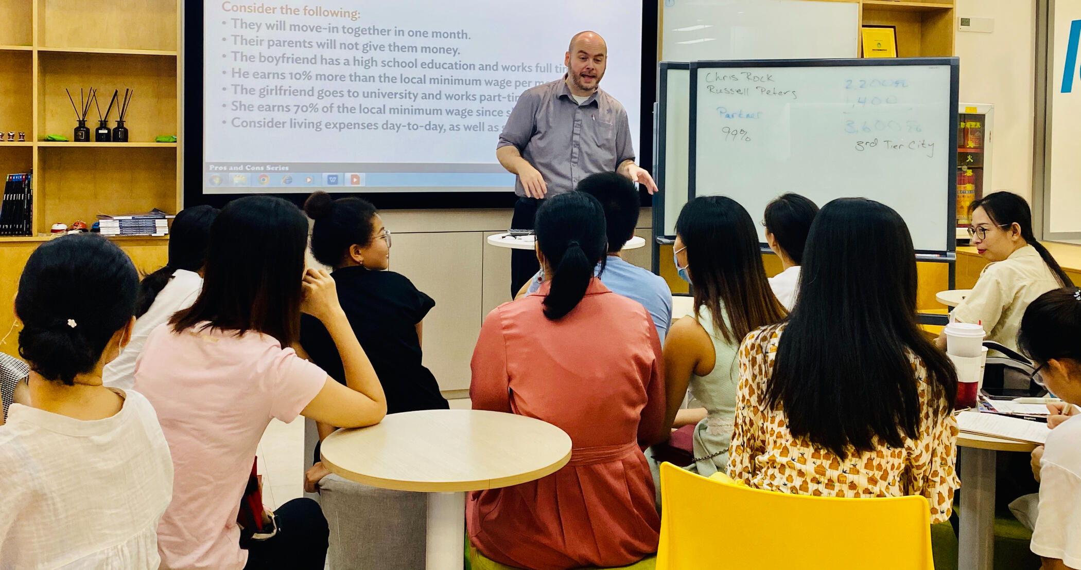 English Corner at Meten